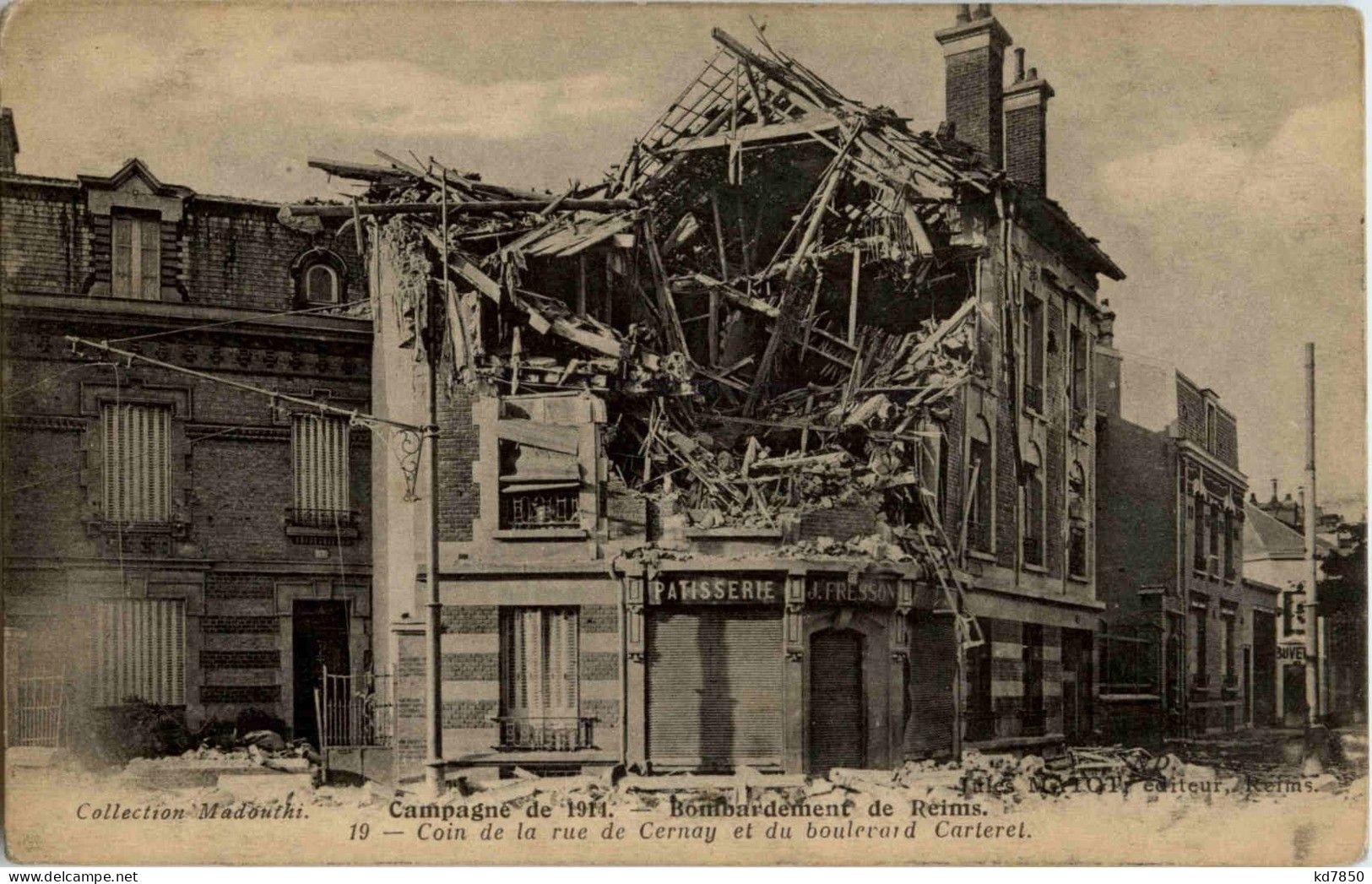 Reims - Bombardement - Reims