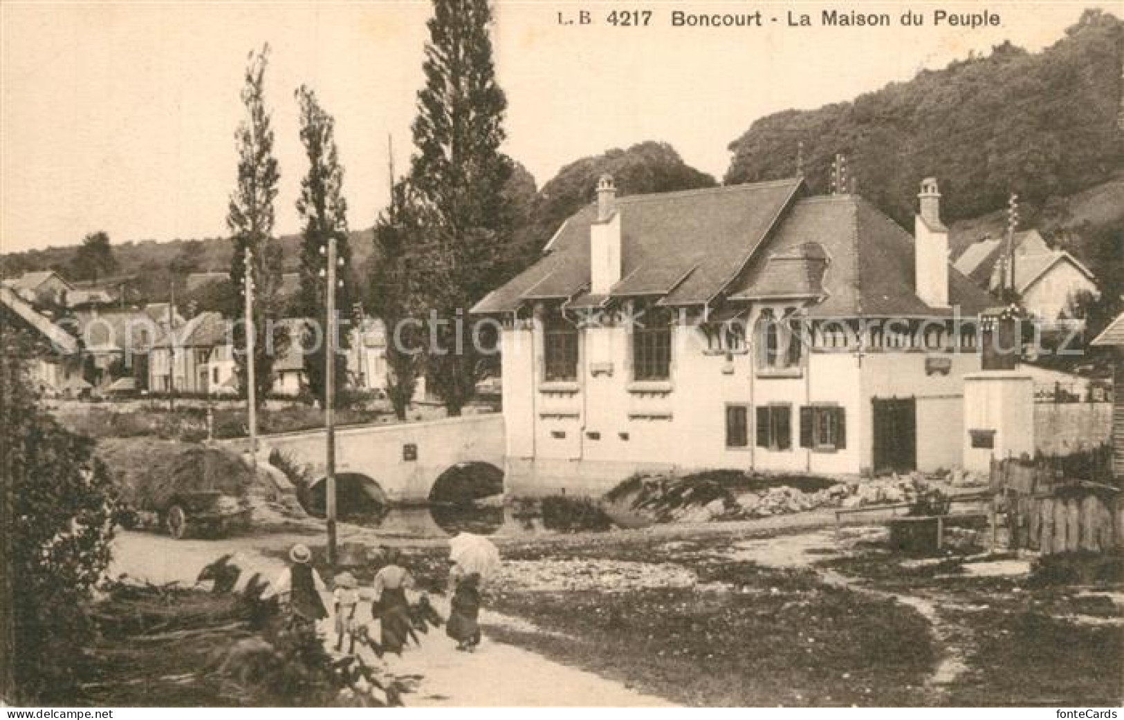 13566784 Boncourt JU La Maison Du Peuple Boncourt JU - Andere & Zonder Classificatie