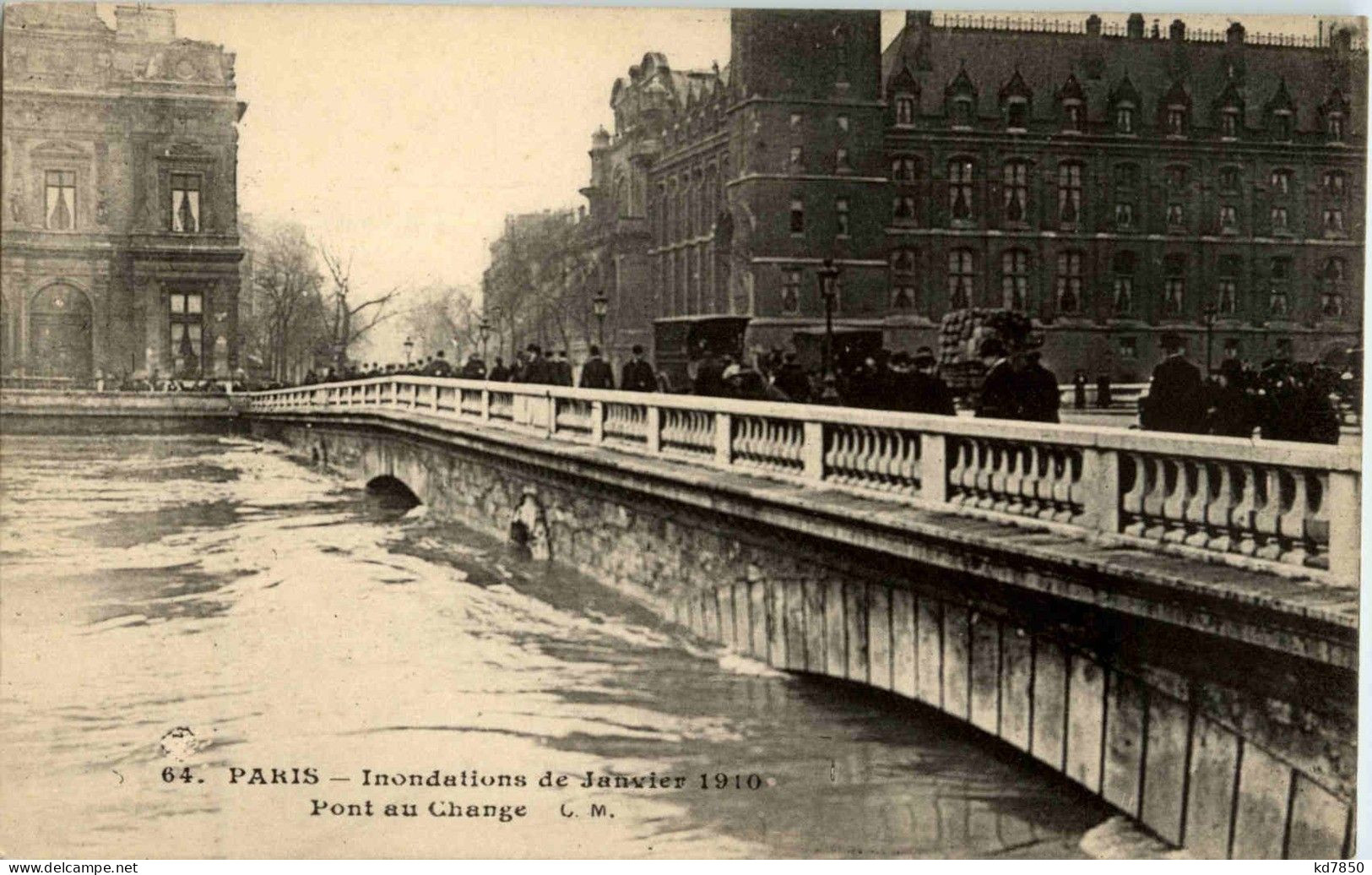 Paris - Inondations 1910 - Alluvioni Del 1910