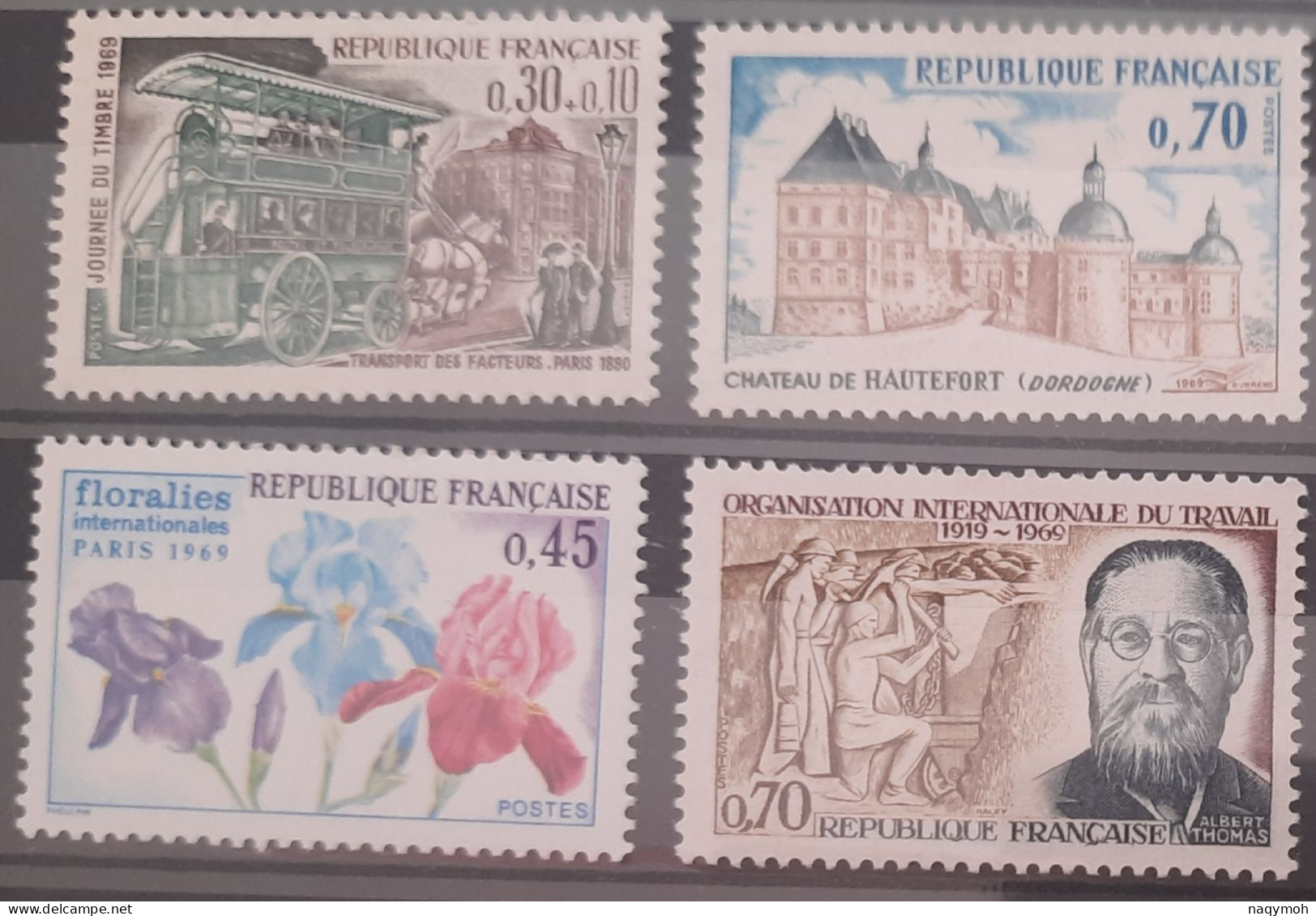 France Yvert 1589-1596-1597-1600** Année 1969 MNH. - Ongebruikt