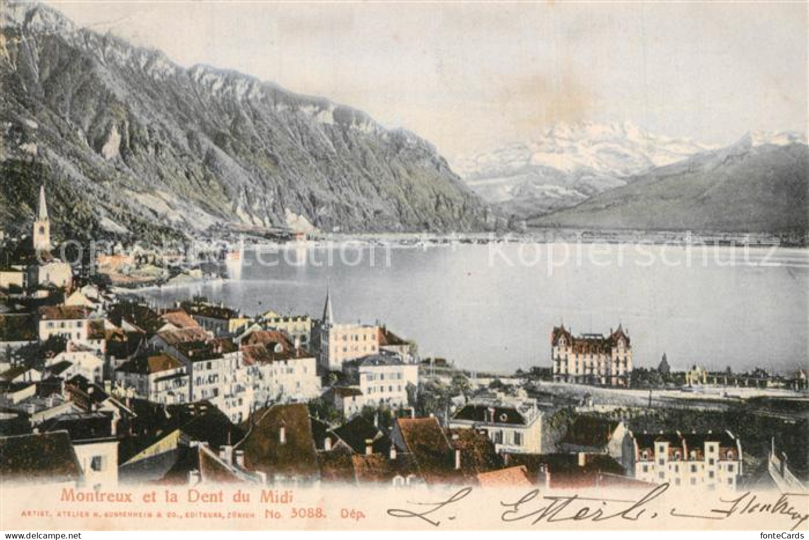 13562298 Montreux VD Et La Dent Du Midi Montreux VD - Autres & Non Classés