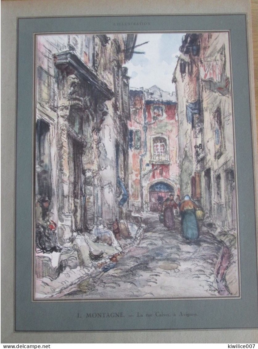 1924  Le Charme De AVIGNON LA RUE CALVET   L Montagné - Ohne Zuordnung