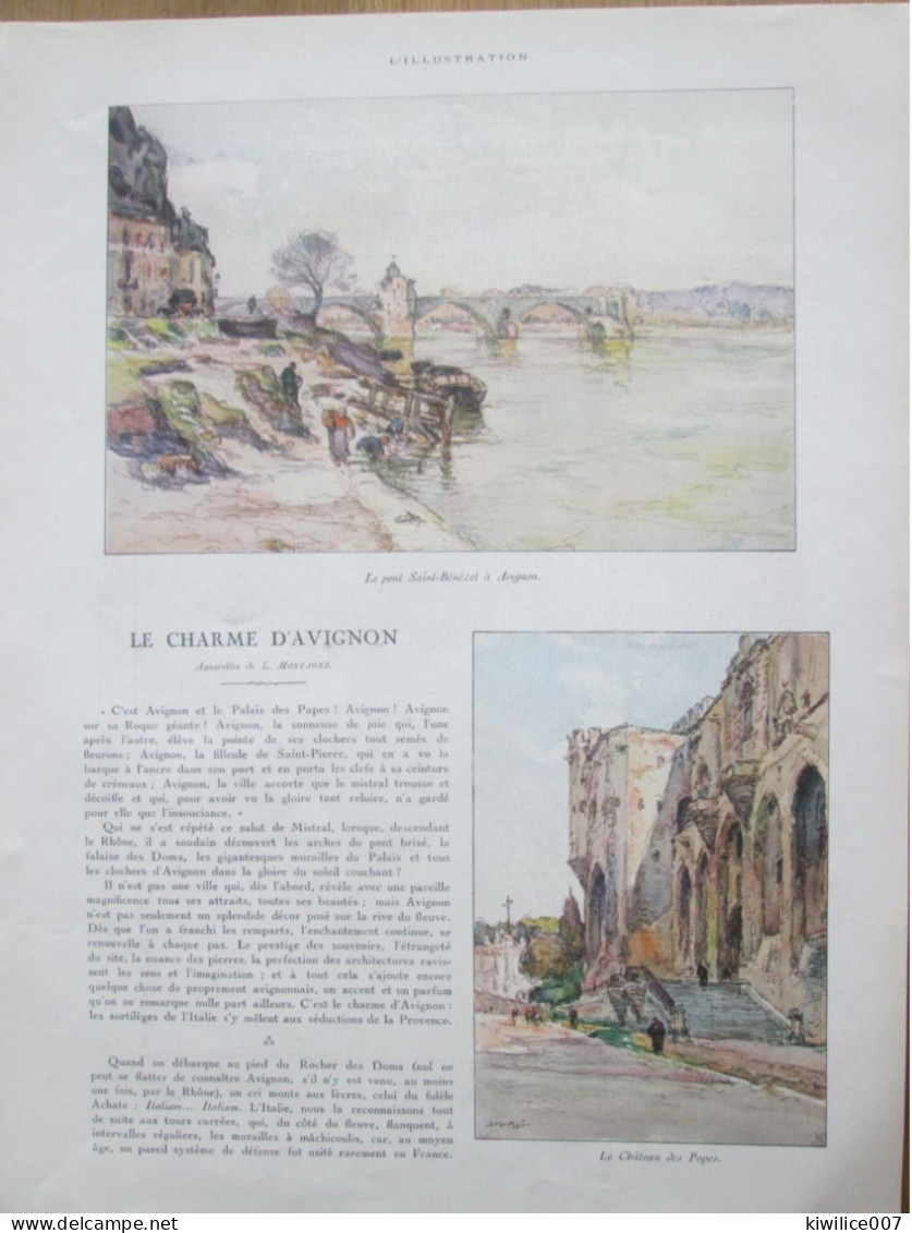 1924  Le Charme De AVIGNON LA RUE CALVET   L Montagné - Ohne Zuordnung