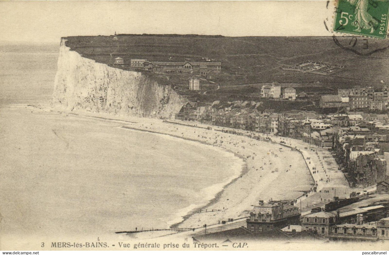 MERS LES BAINS - VUE GENERALE PRISE DU TREPORT - Mers Les Bains