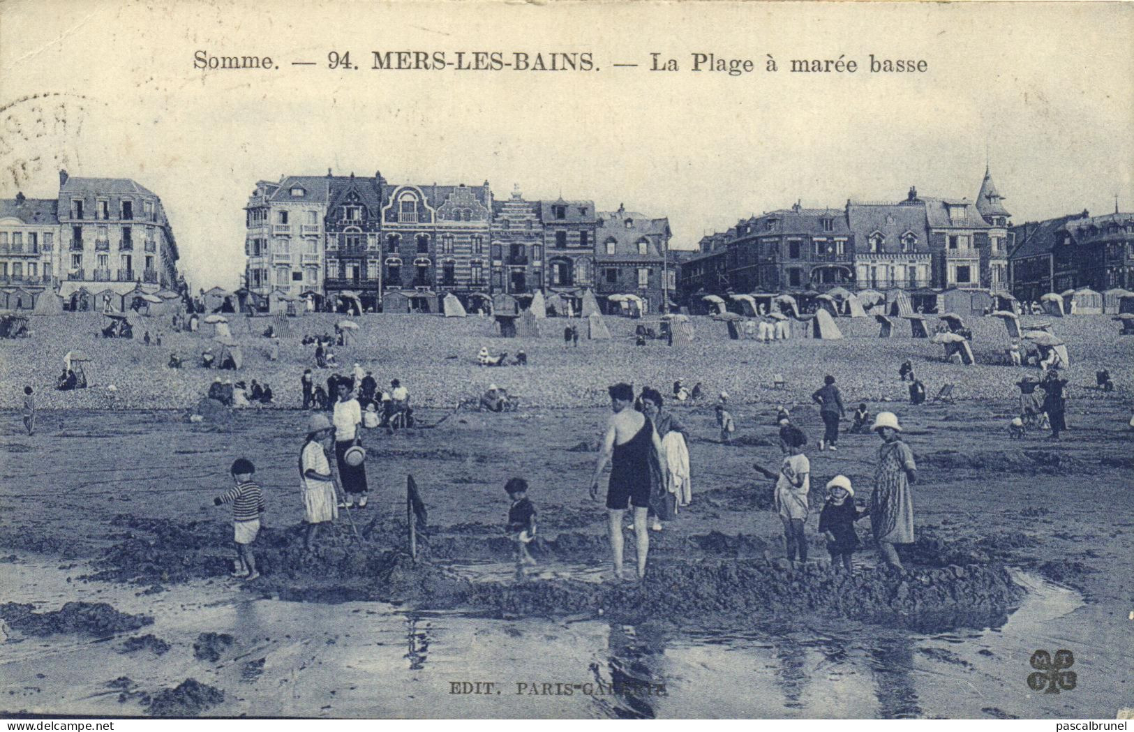 MERS LES BAINS - LA PLAGE A MAREE BASSE - Mers Les Bains