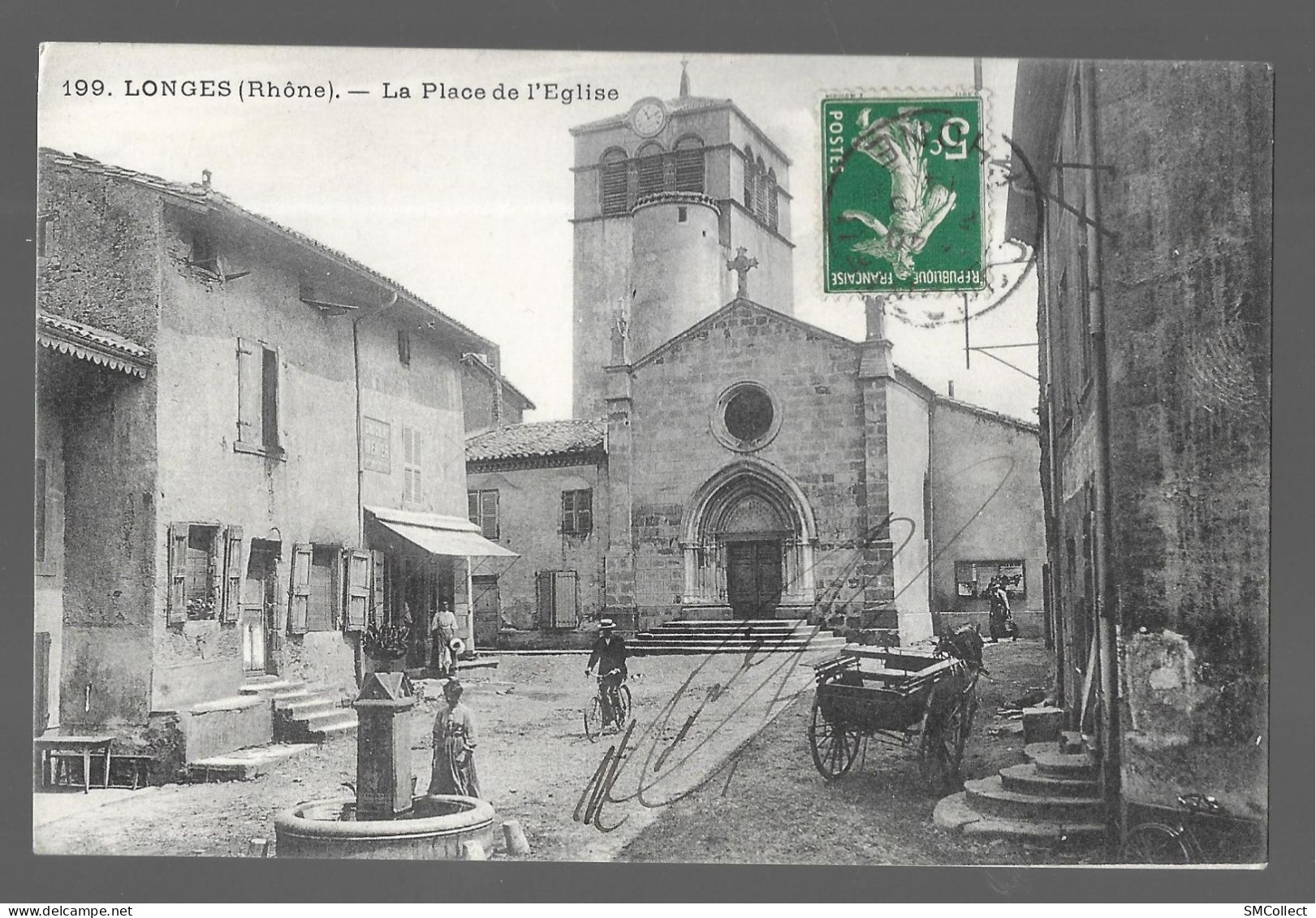 Longes, La Place De L'église (A17p5) - Sonstige & Ohne Zuordnung