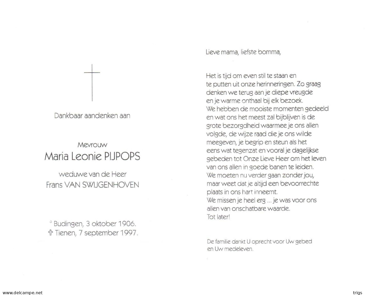 Maria Leonie Pijpops (1906-1997) - Andachtsbilder