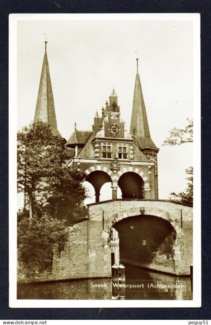 Sneek ( Friesland). Waterpoort, ( Achterzijde). La Porte De L'eau ( 1613). 1958 - Sneek