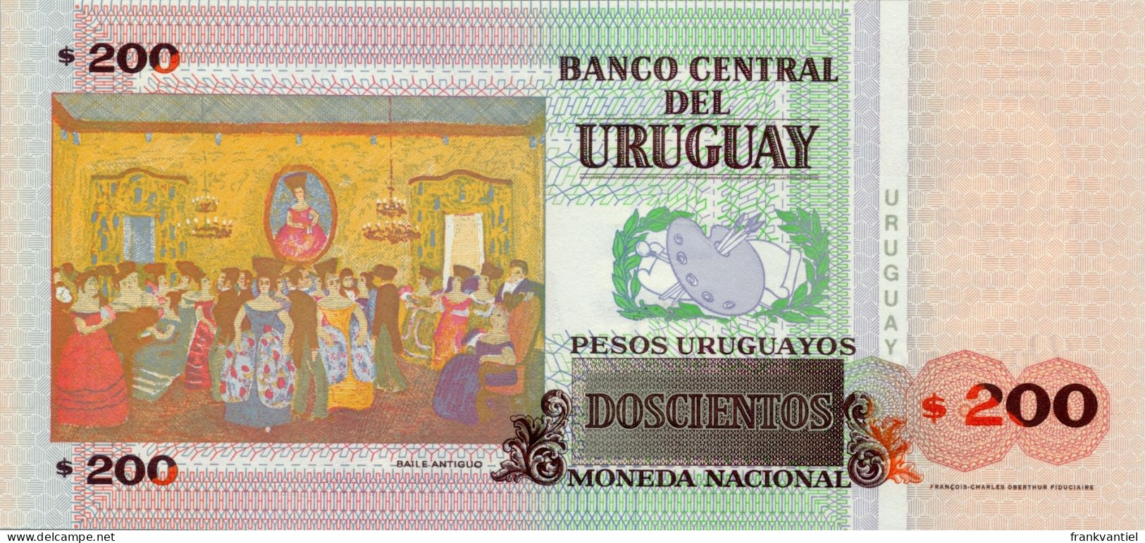 Uruguay P-89a 200 Pesos Uruguayos 2006 UNC - Uruguay