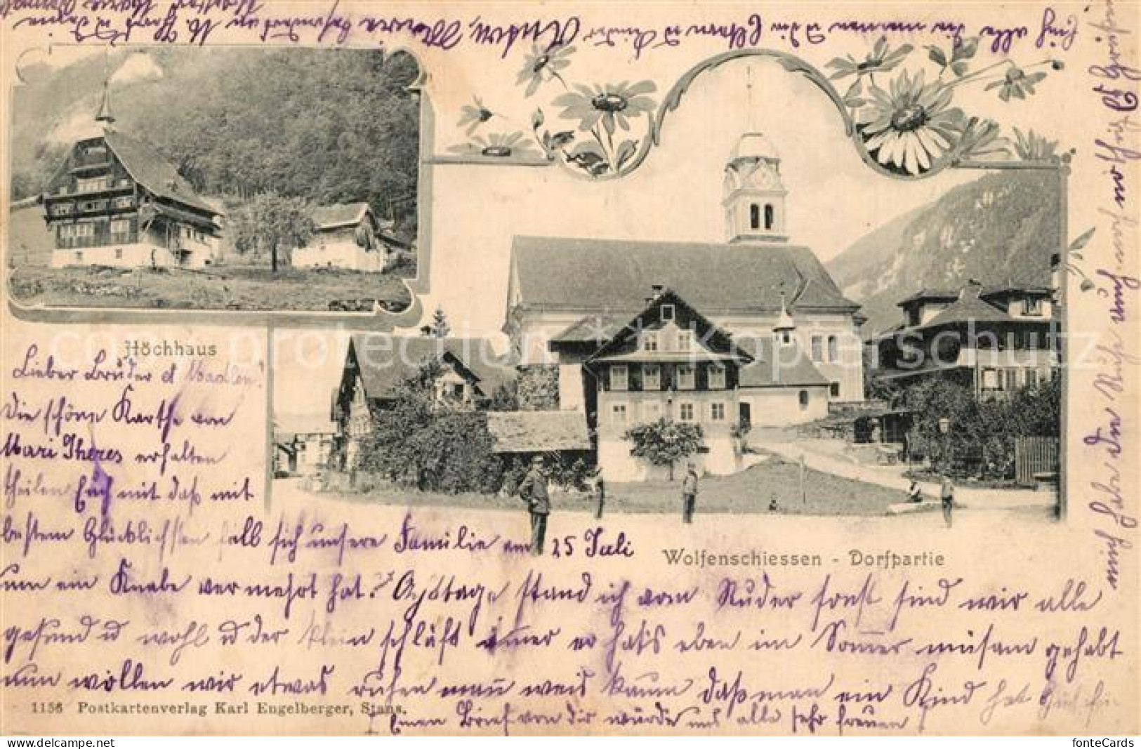 13558962 Wolfenschiessen Hoechhaus Dorfpartie Wolfenschiessen - Other & Unclassified