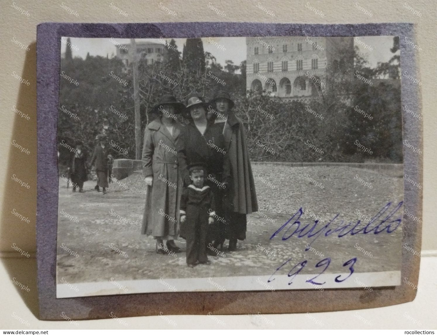 Italia Foto RAPALLO 1923 Incollata Su Cartone - Europe