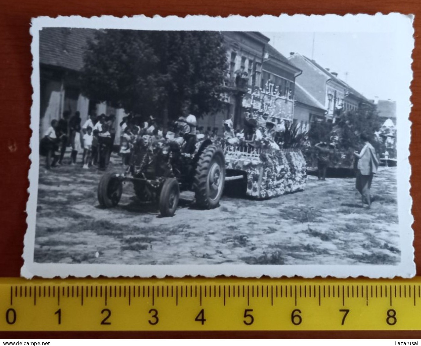 #14     Anonymous Persons - Man Pose On Old  Tractor - Automobiles