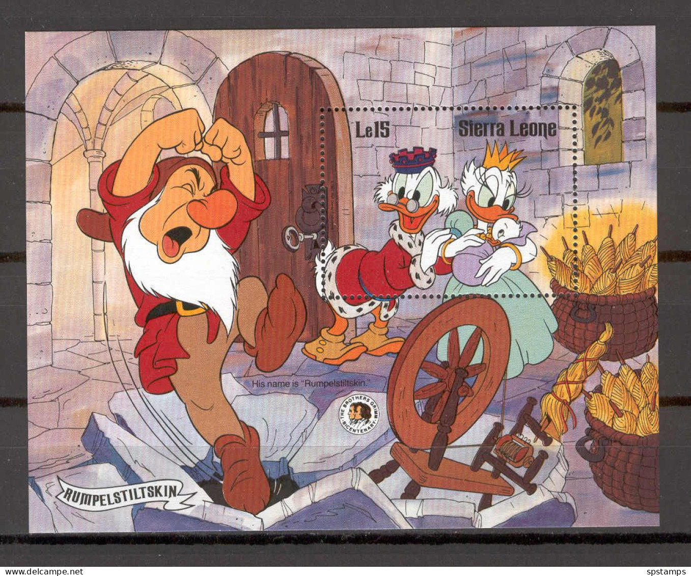 Disney Sierra Leone 1985 Rumpelstiltskin MS MNH - Disney