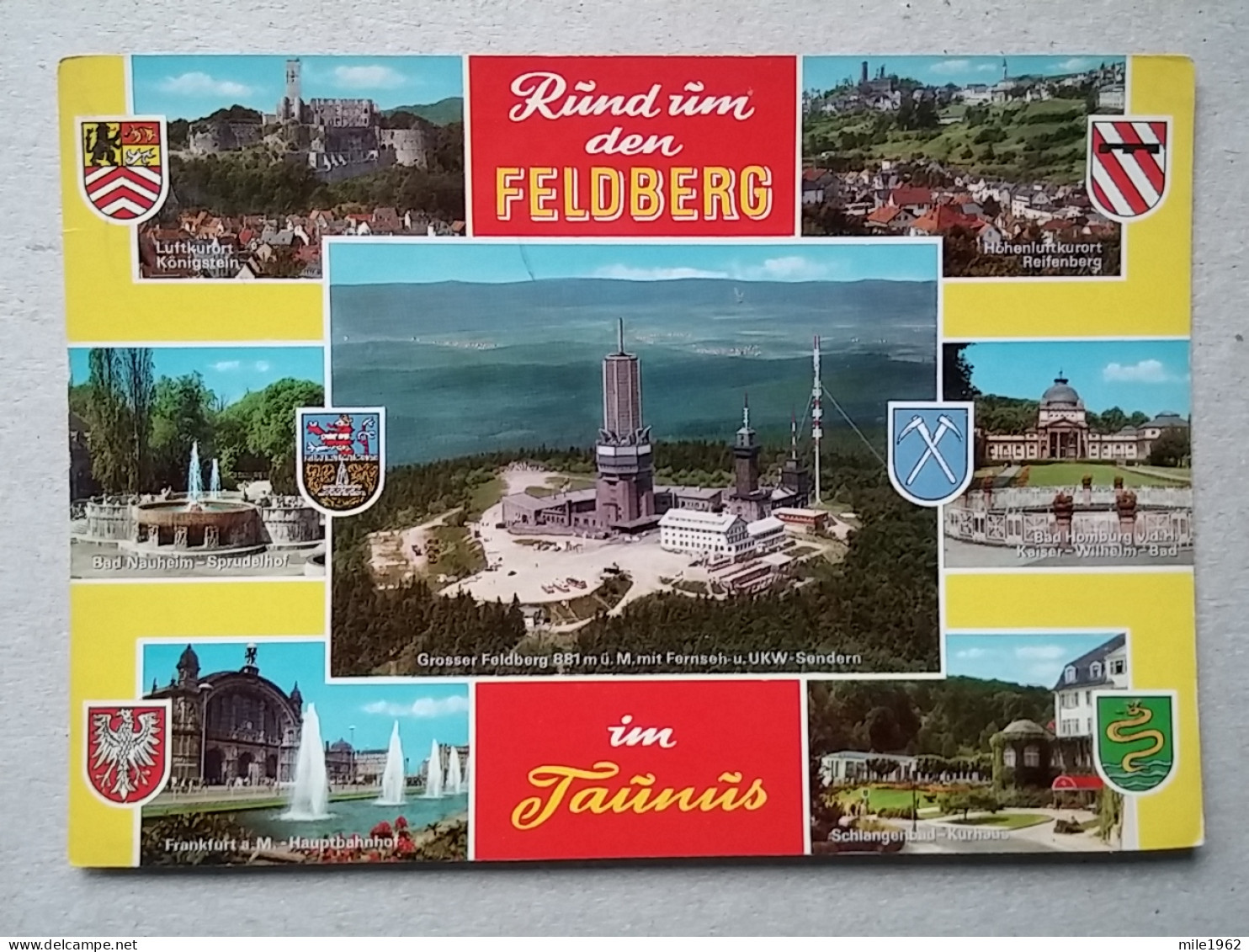 KOV 800-186 - GERMANY, FELDBERG - Sonstige & Ohne Zuordnung