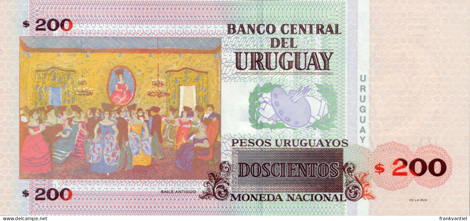 Uruguay P-89c 200 Pesos Uruguayos 2011 UNC - Uruguay