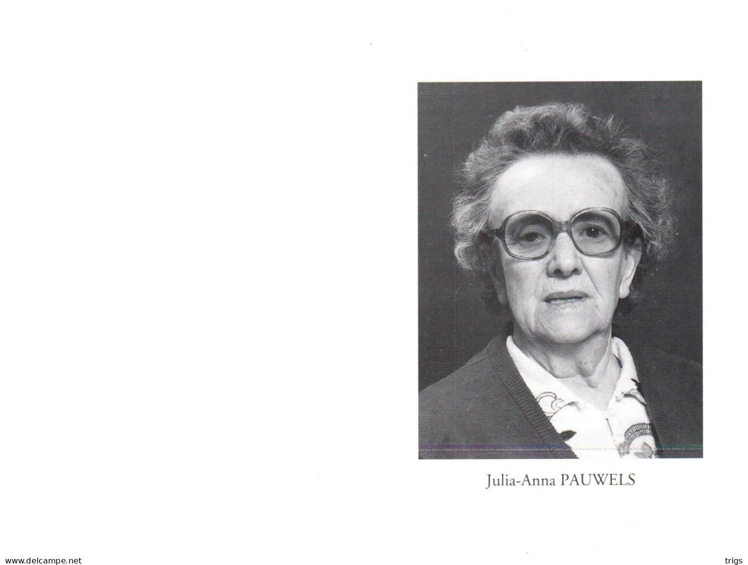 Julia Anna Pauwels (1902-1997) - Devotion Images