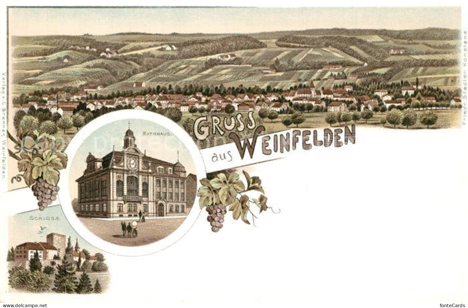 13558768 Weinfelden Rathhaus Schloss Weinfelden - Autres & Non Classés