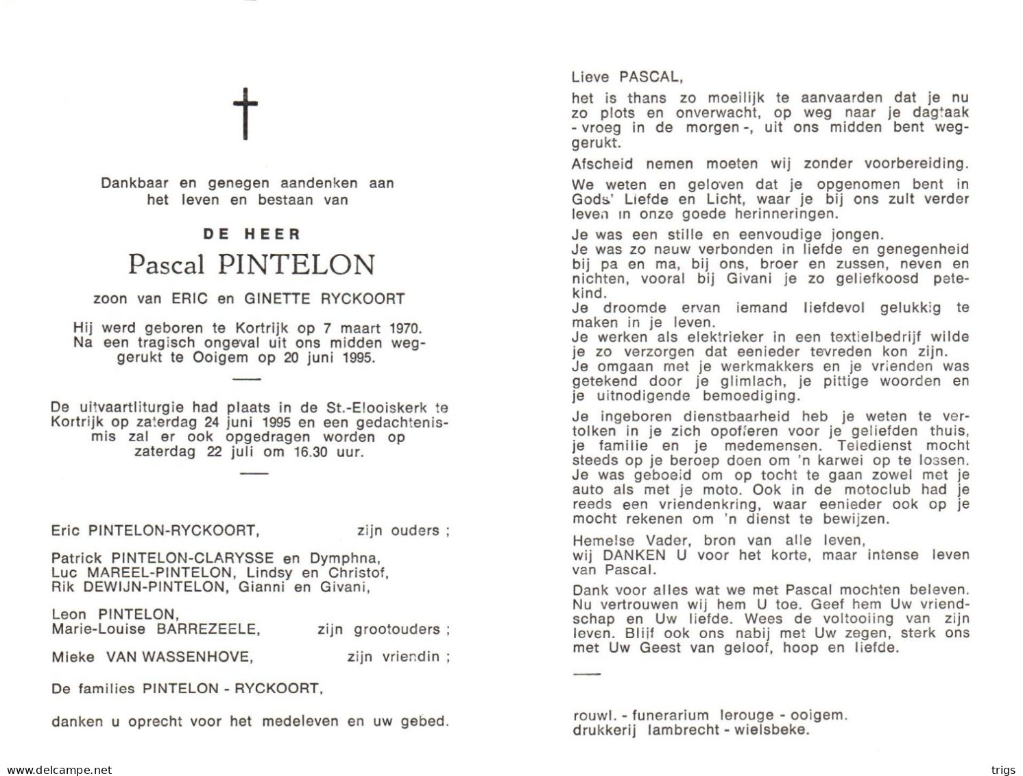 Pascal Pintelon (1970-1995) - Devotion Images