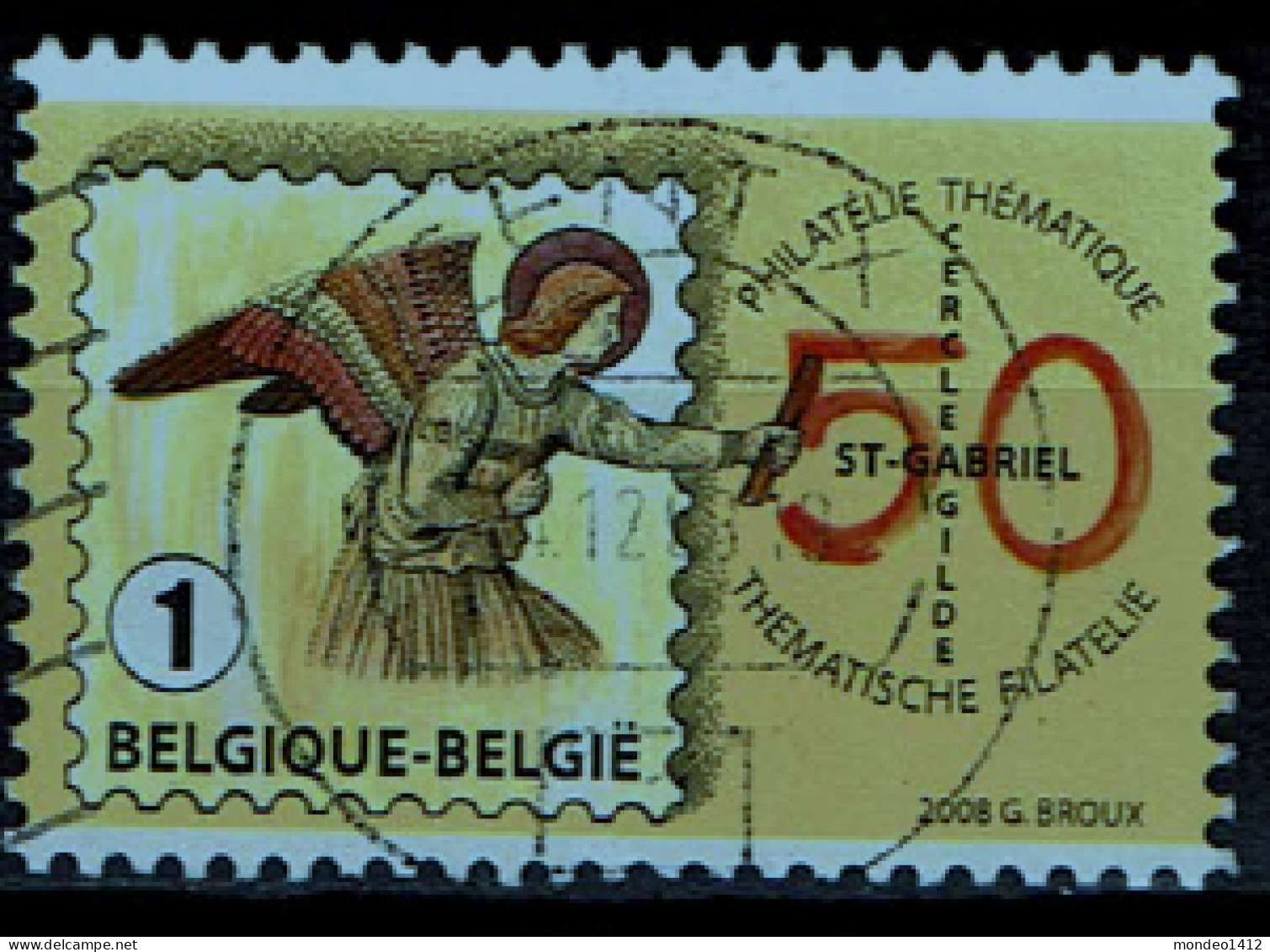 België OBP 3830 - The Anniversary Of Thematic Philately In Belgium - St-Gabriël - Gebruikt