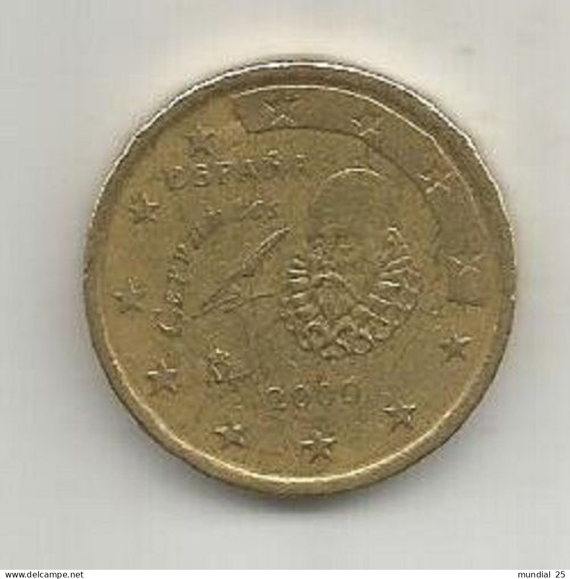 SPAIN 50 EURO CENT 2000 M - Spagna
