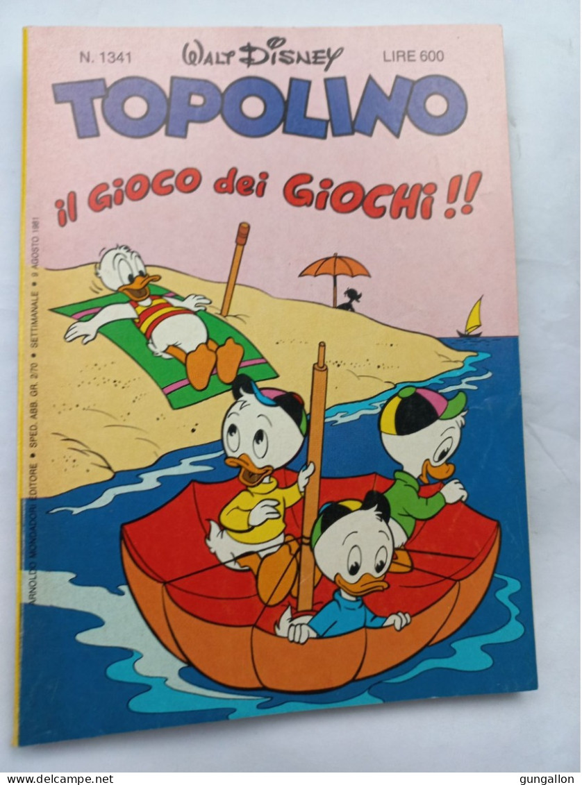 Topolino (Mondadori 1981)  N. 1341 - Disney