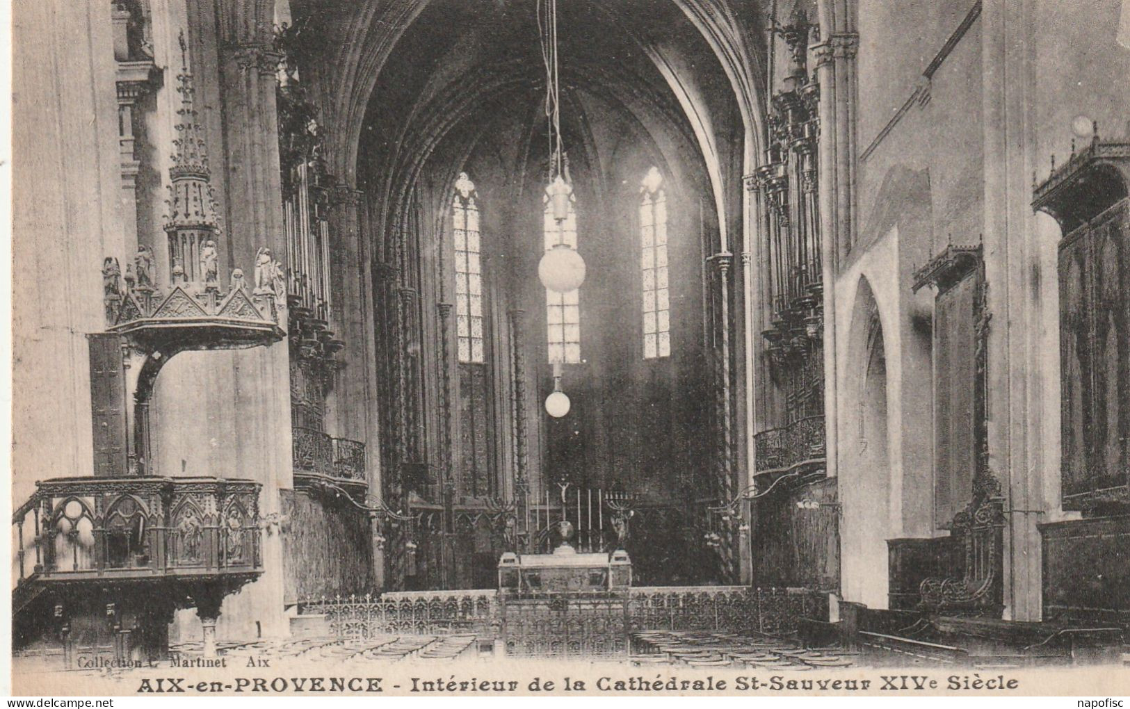 13-Aix-en-Provence Intérieur De La Cathédrale St-Sauveur - Aix En Provence