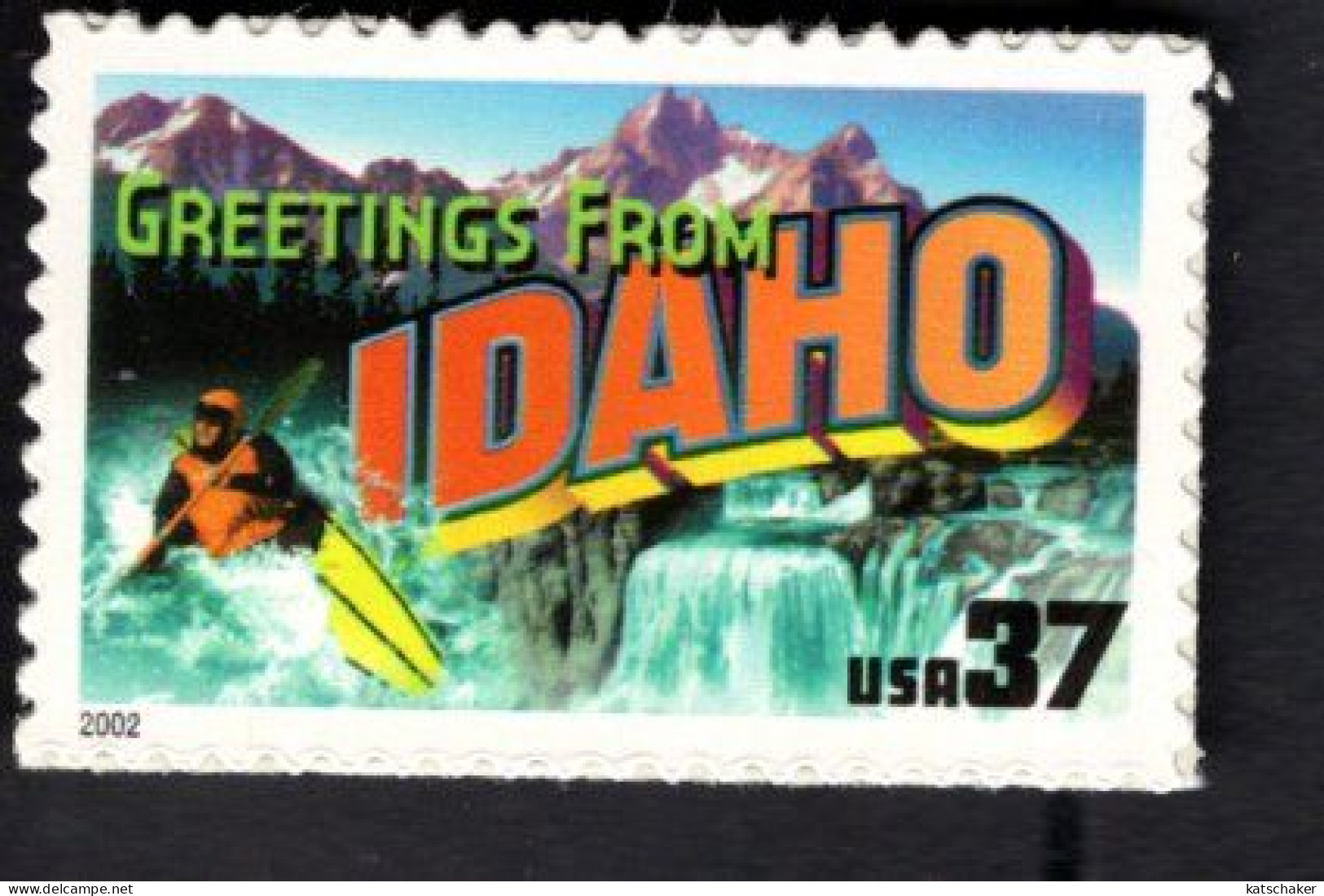 2017229552  2002 SCOTT 3707 (XX) POSTFRIS MINT NEVER HINGED GREETINGS FROM AMERICA - IDAHO - Unused Stamps