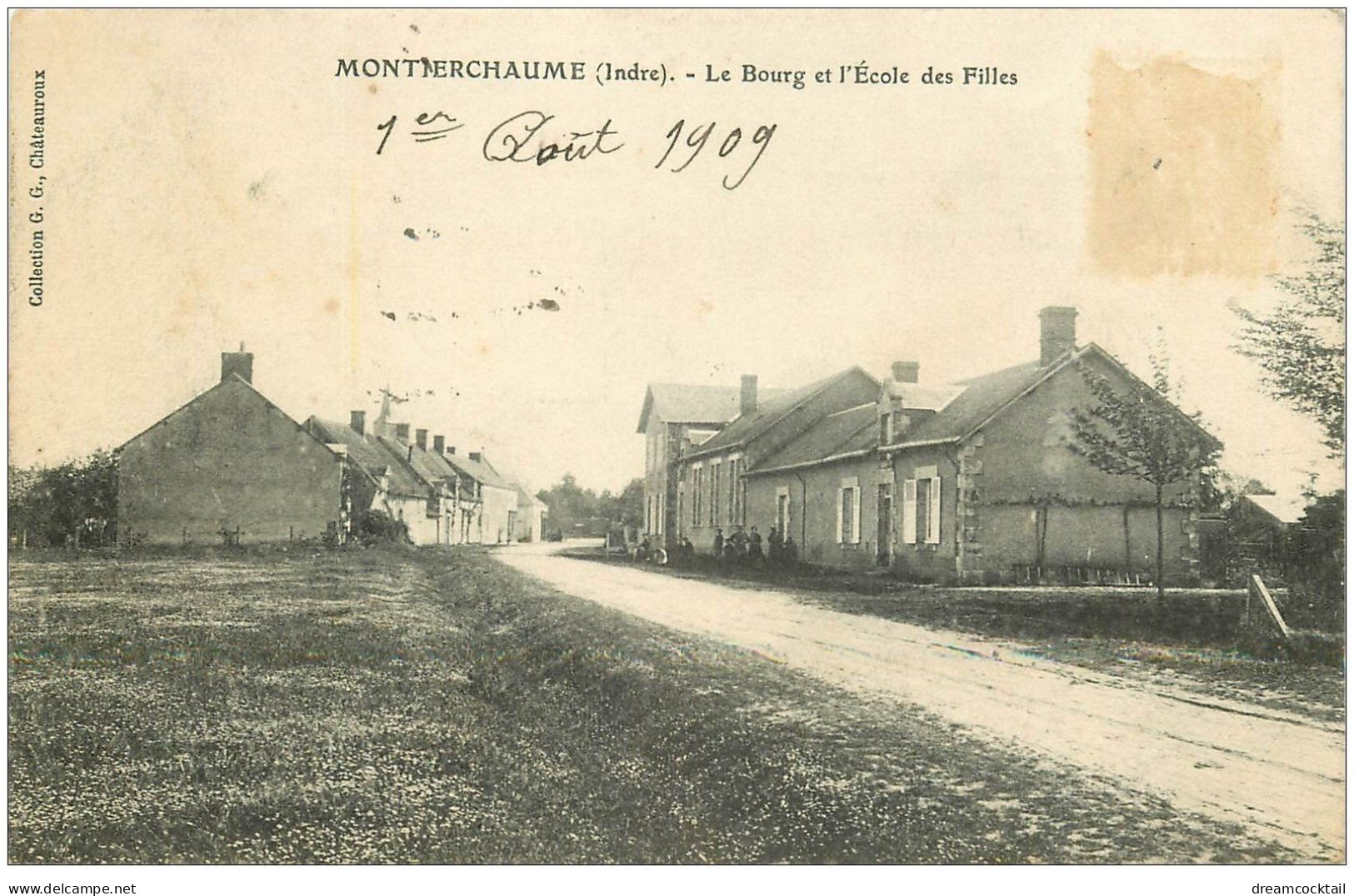 36 MONTIERCHAUME. Ecole De Fille 1909 - Other & Unclassified