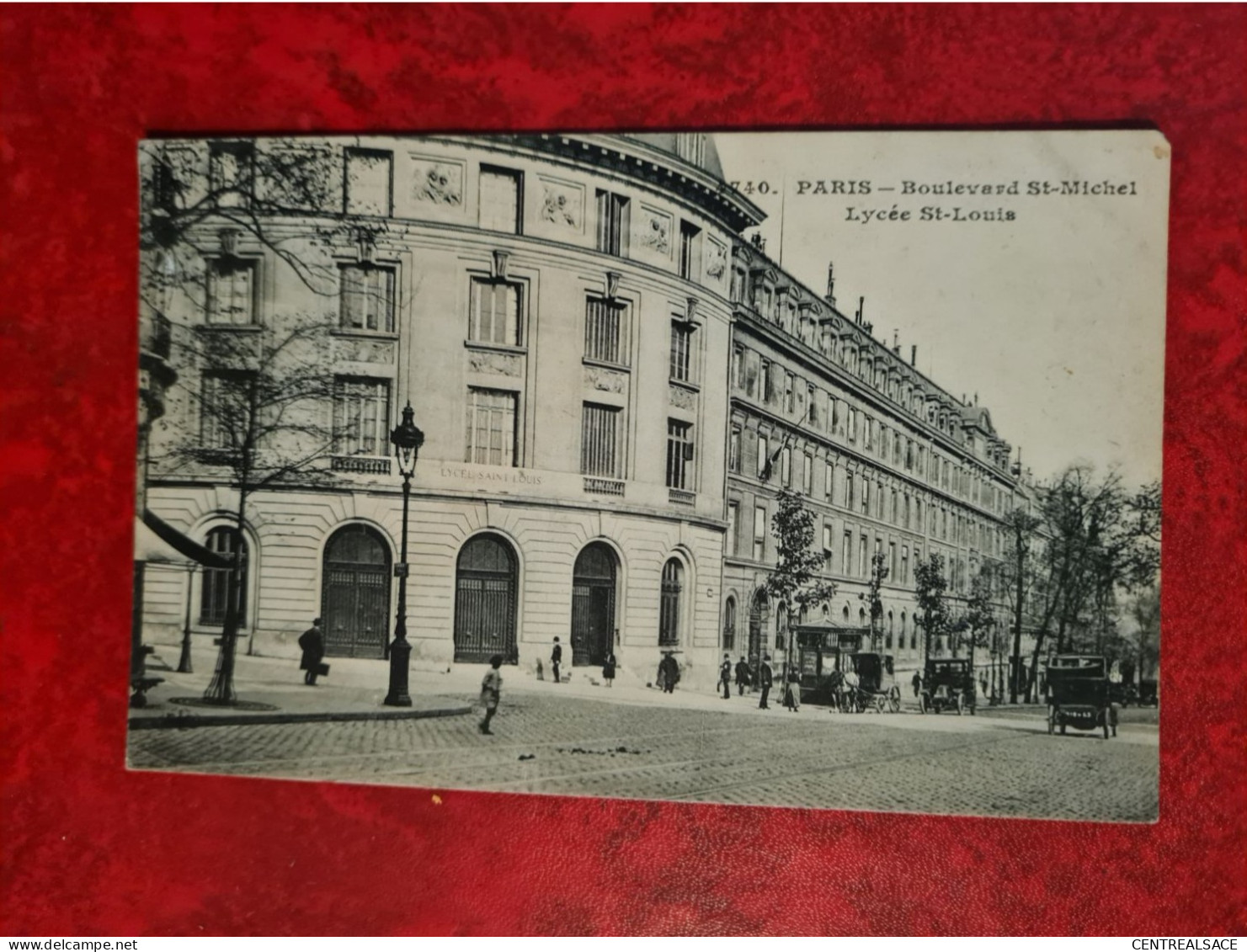 Carte PARIS LYCEE ST LOUIS BOULEVARD ST MICHEL - Sonstige Sehenswürdigkeiten