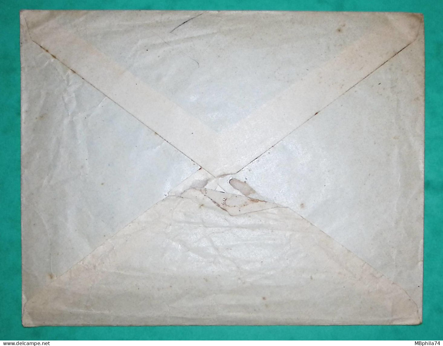 FRANCHISE MILITAIRE FM POSTE NAVALE CROISEUR AUXILIAIRE EL DJEZAÏR POUR QUIMPER FINISTERE 1940 WW2 LETTRE COVER FRANCE - Naval Post