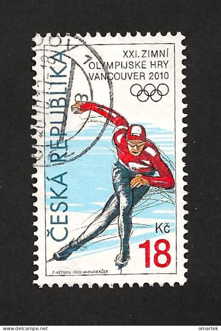 Czech Republic 2010 ⊙ Mi 620 Sc 3441 Winter Olympic Games, Vancouver. Tschechische Republik. C1 - Oblitérés