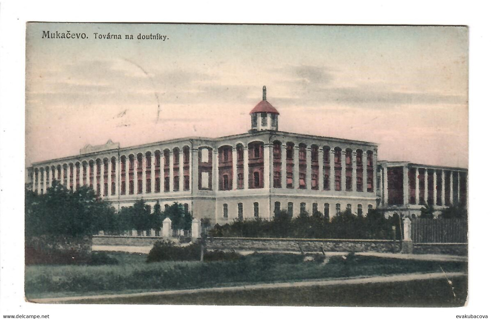 Podkarpatská Rus.Mukačevo..Cigar Factory. - Ukraine