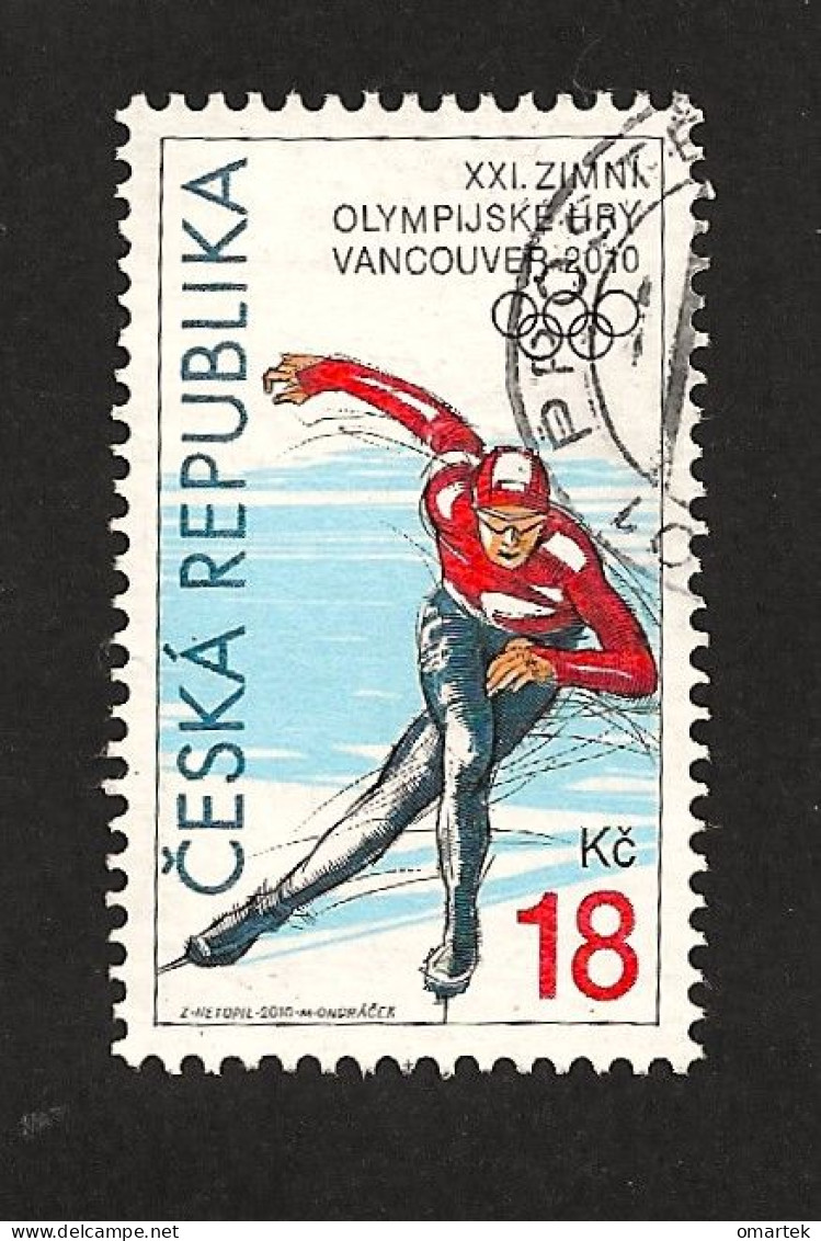 Czech Republic 2010 ⊙ Mi 620 Sc 3441 Winter Olympic Games, Vancouver. Tschechische Republik. C2 - Used Stamps