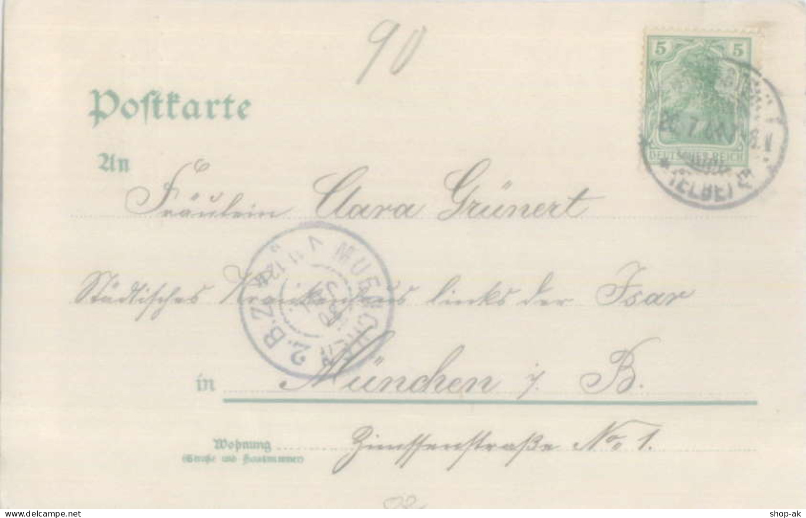 T9611/ Trachten Schaumburg-Lippe  Litho AK 1904 - Andere & Zonder Classificatie