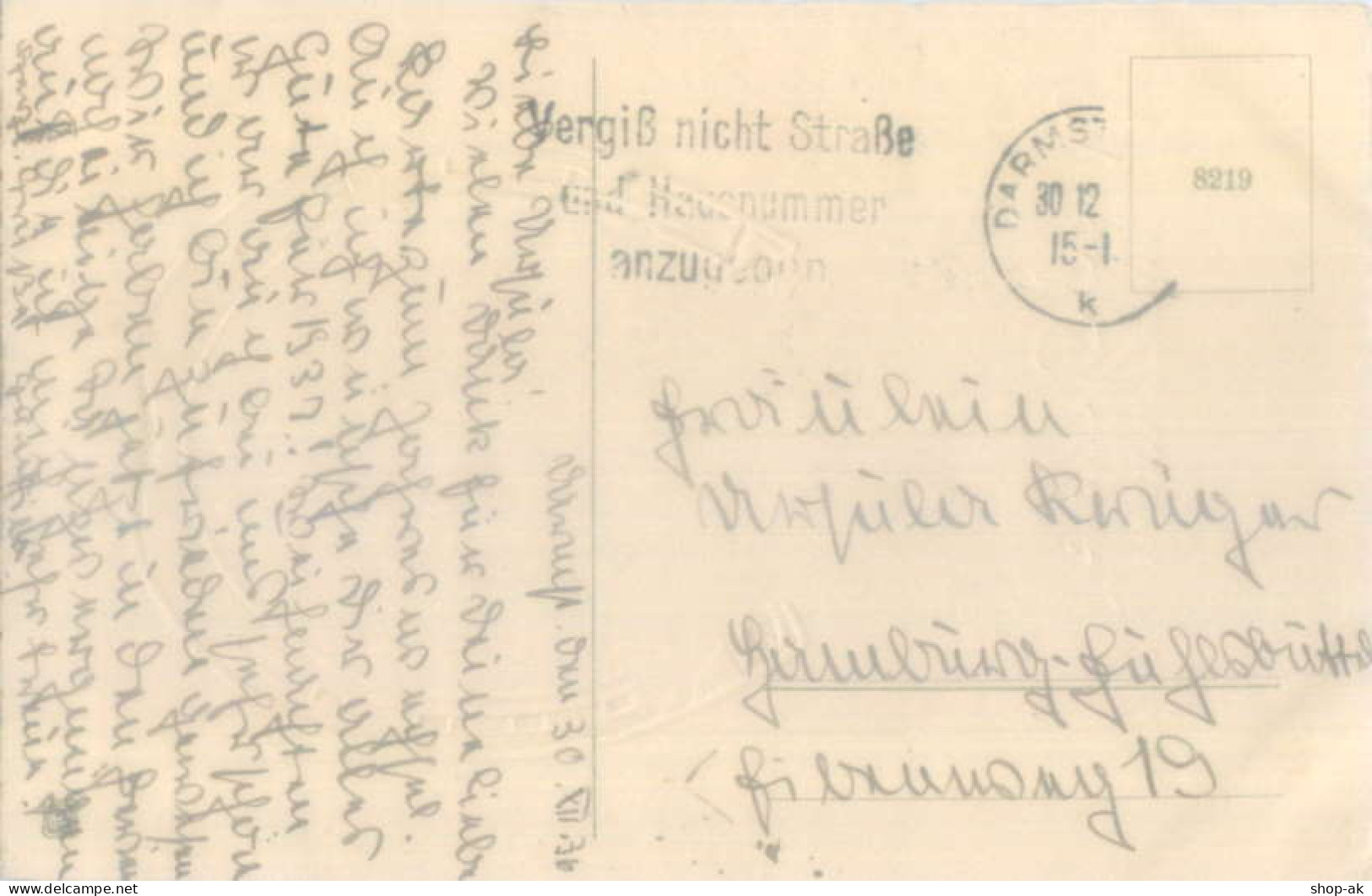 Y6833/ Neujahr Hufeisen 1936 AK - Nouvel An
