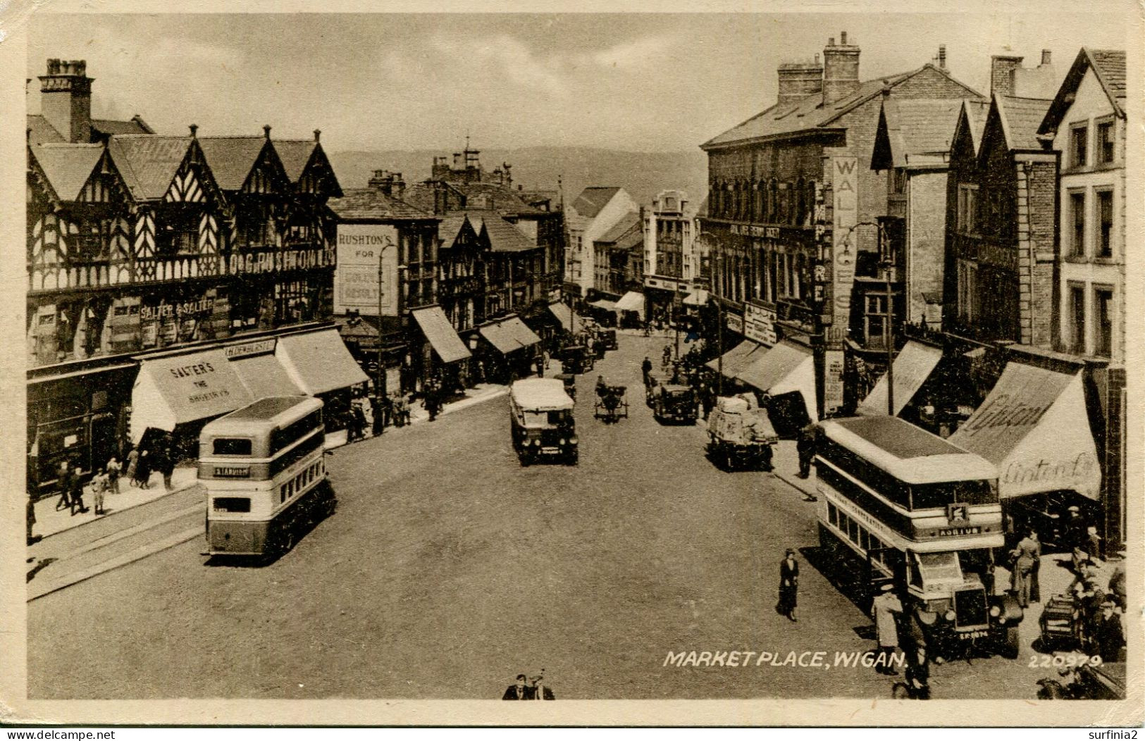 LANCS - WIGAN MARKET PLACE  La4425 - Andere & Zonder Classificatie