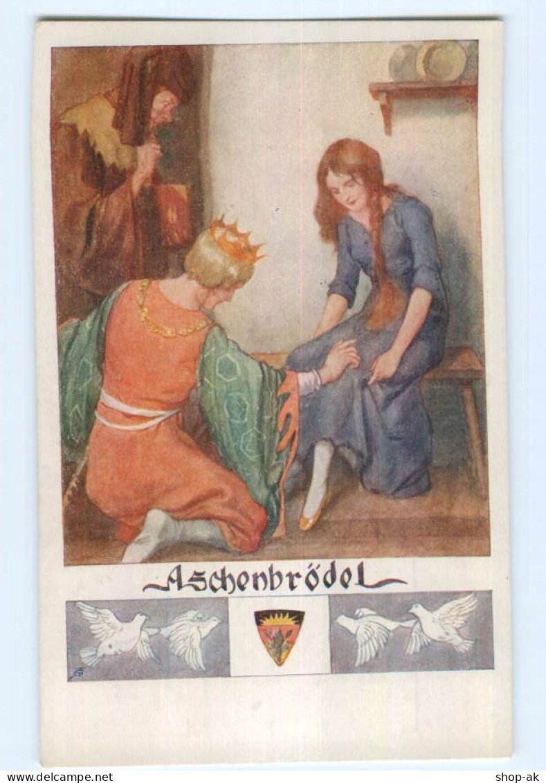 T7322/ Märchen AK Aschenbrödel  Deutscher Schulvererin Nr. 564 - Fairy Tales, Popular Stories & Legends