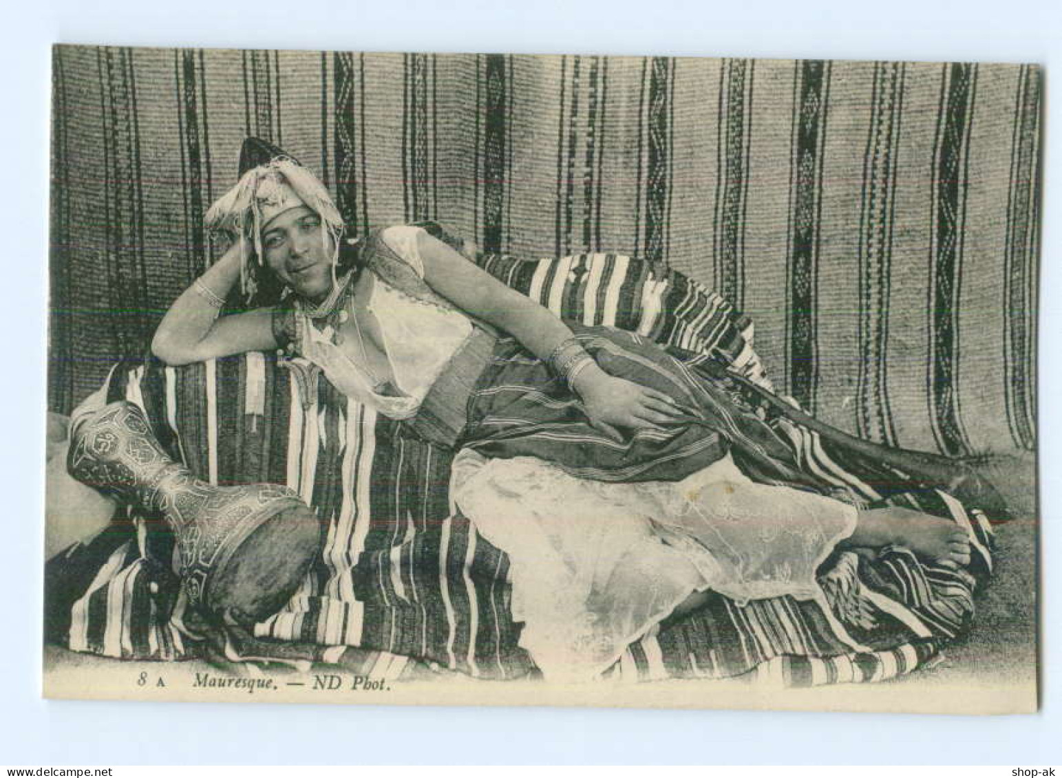 T7292/ Mauresque  Junge Frau Erotik AK  Marokko  Ca.1910 - Non Classés