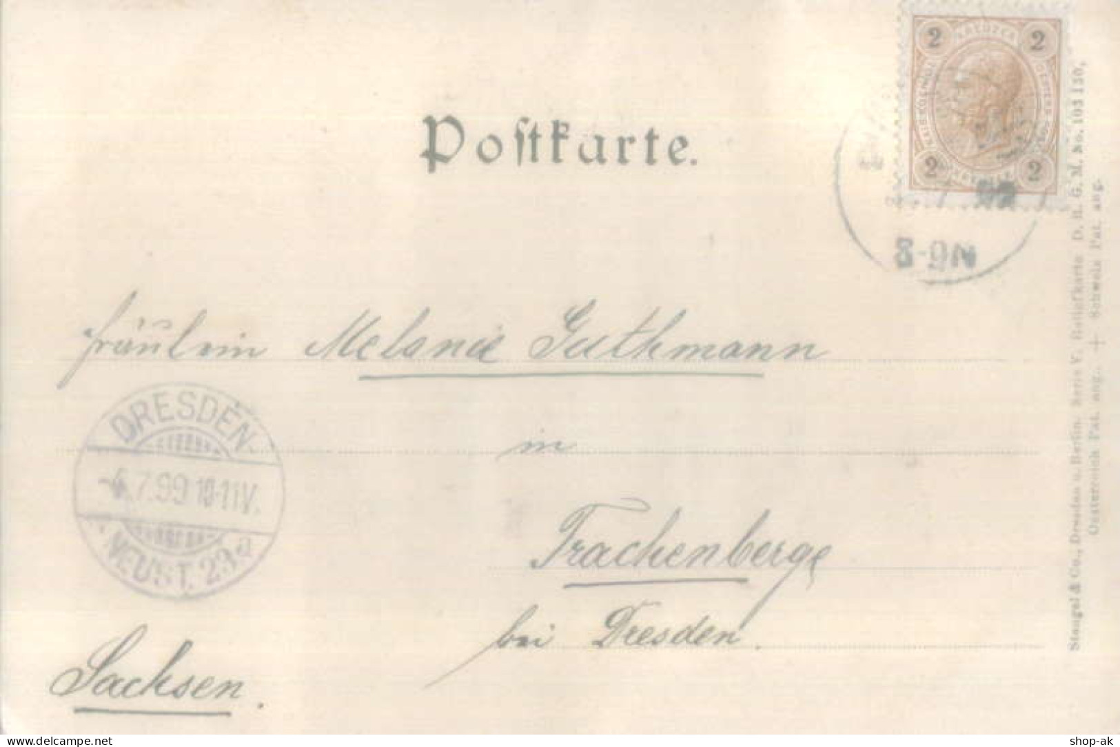 T7057/ Wien Rathaus AK Reliefkarte 1899 - Altri & Non Classificati