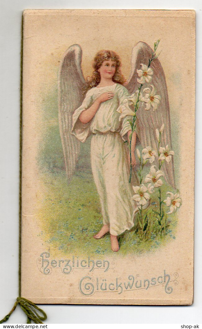 Y6745/ Glückwunsch Zur Konfirmation Engel LItho Prägdruck  8 Seiten Ca.1910 - Ohne Zuordnung