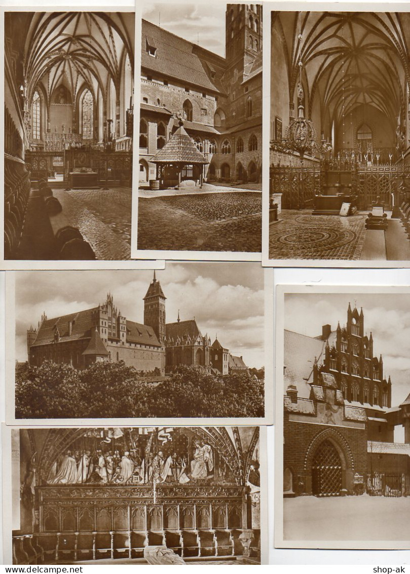 Y6153/ 6 X Foto AK Marienburg Westpreußen Ca.1930 - Westpreussen