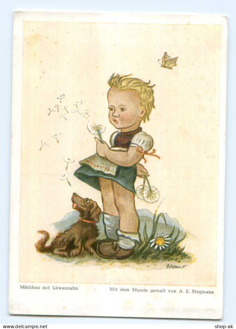 Y5728/ Mädchen Und Dackel  Schöne AK Ca.1955 - Chiens