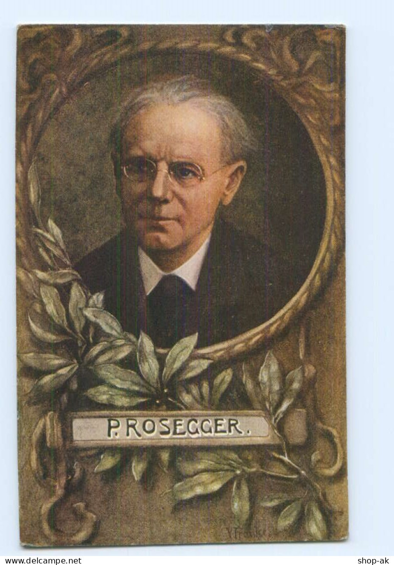 Y5549/ Schriftsteller P. Rosegger  Künstler AK  V. Franke  Ca.1912 - Otros & Sin Clasificación