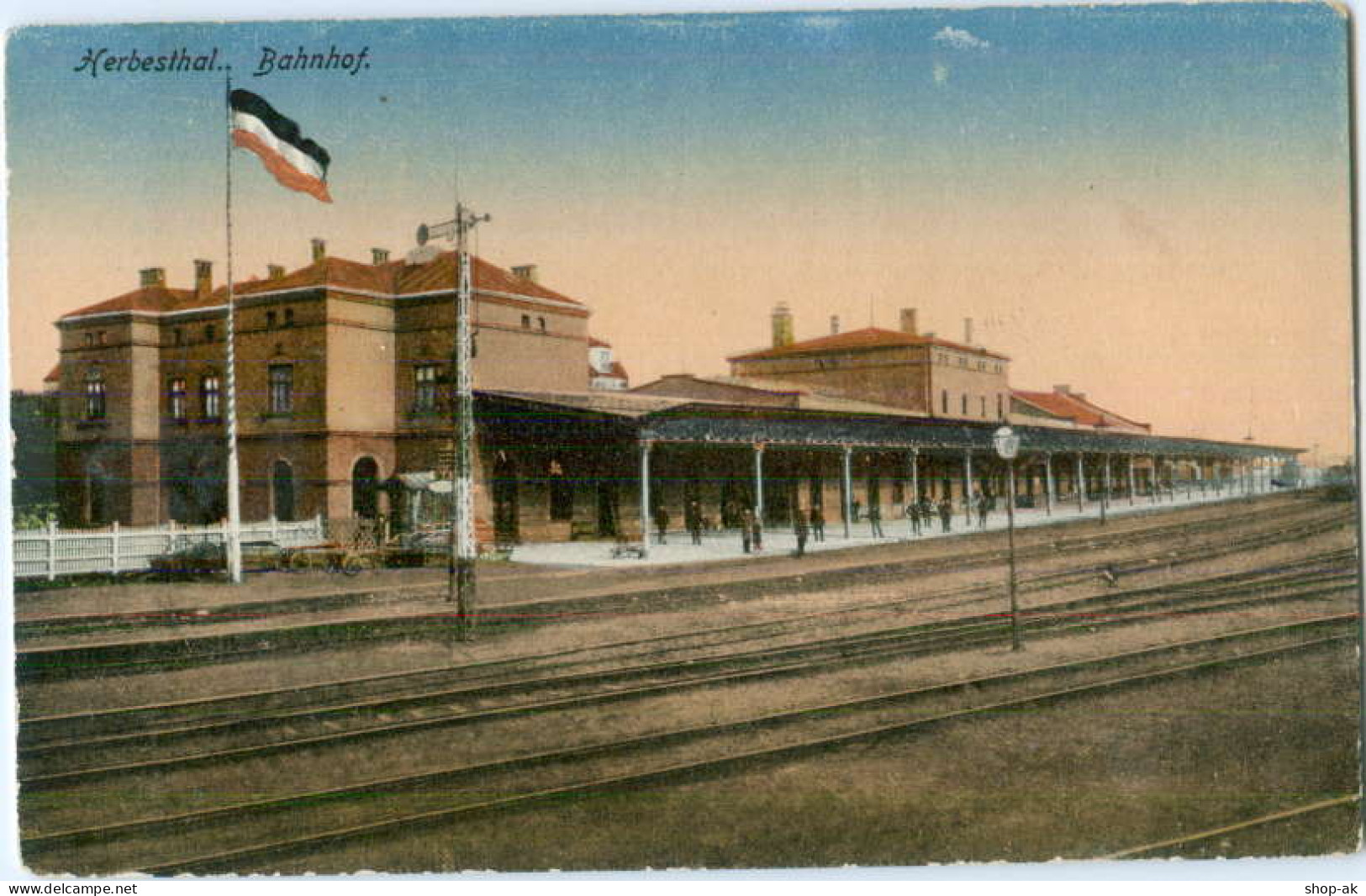 Y5462/ Herbesthal Bahnhof AK Ca.1915 - Andere & Zonder Classificatie