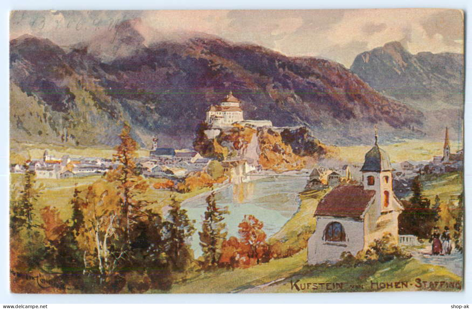 T4446/ Kufstein Tirol  H. Compton AK Ca.1905 - Otros & Sin Clasificación