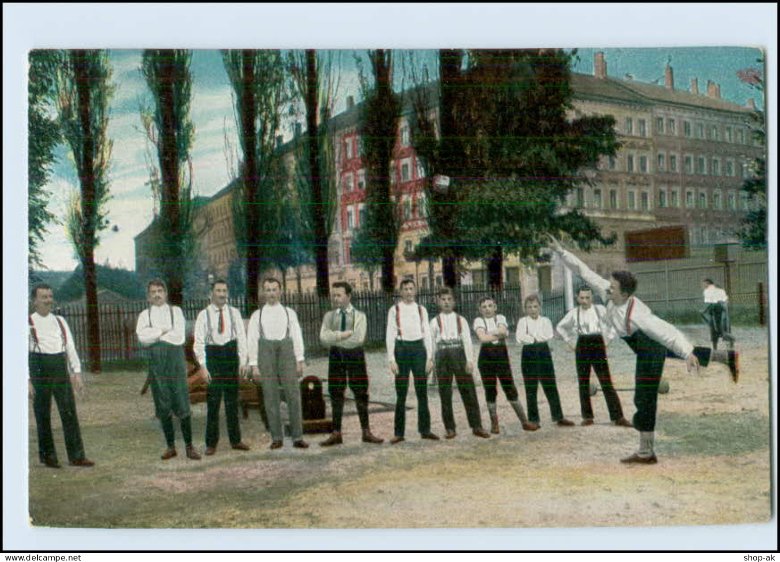 T3589/ Männer Beim Kugelstoßen AK Sport Ca.1912 - Olympische Spiele