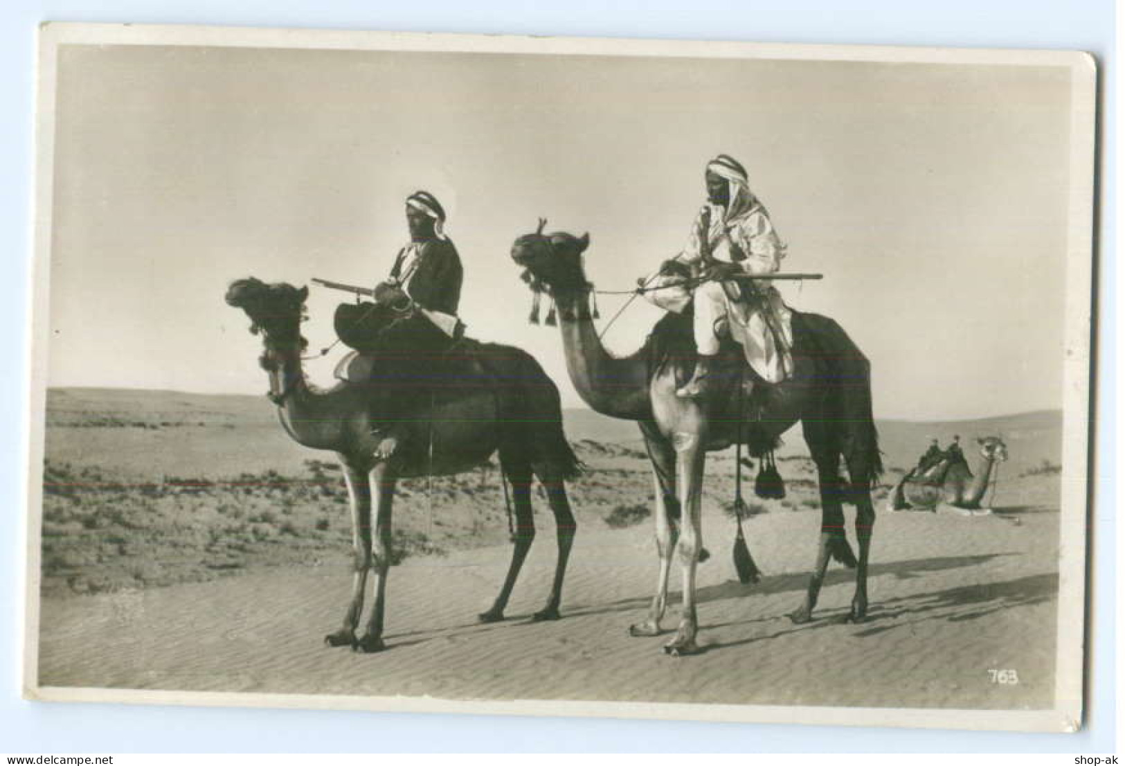 Y4696/ Beduinen Kamele Foto AK 1929 - Unclassified