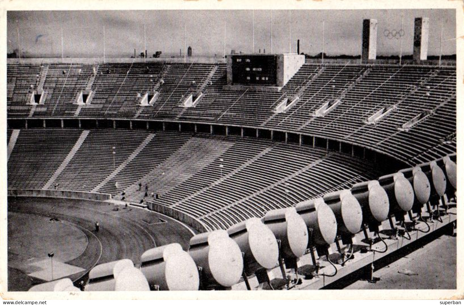 STADE / STADIUM / STADIO : REICHSSPORTFELD / OLYMPIA STADION - REICHSPORTVERLAG / BERLIN - 1936 (an629) - Giochi Olimpici