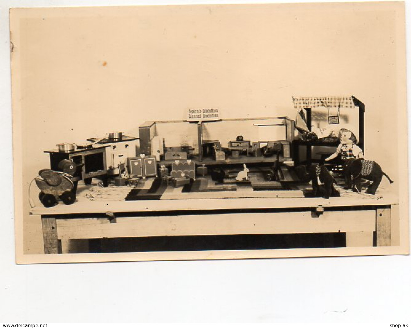 C2397/ Puppenstube Spielzeug  Ausstellung Geplante Produkte Foto Ca.1935 - Non Classificati