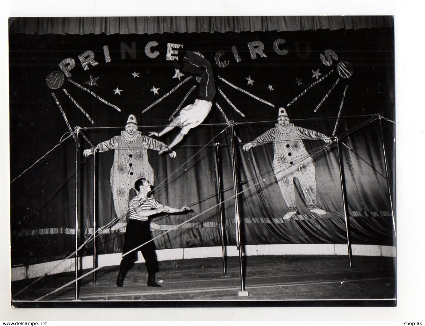 C2214/ Köhlers Reckakt Artisten Zirkus Prince  Foto Ca.1955 24 X 18 Cm  - Autres & Non Classés